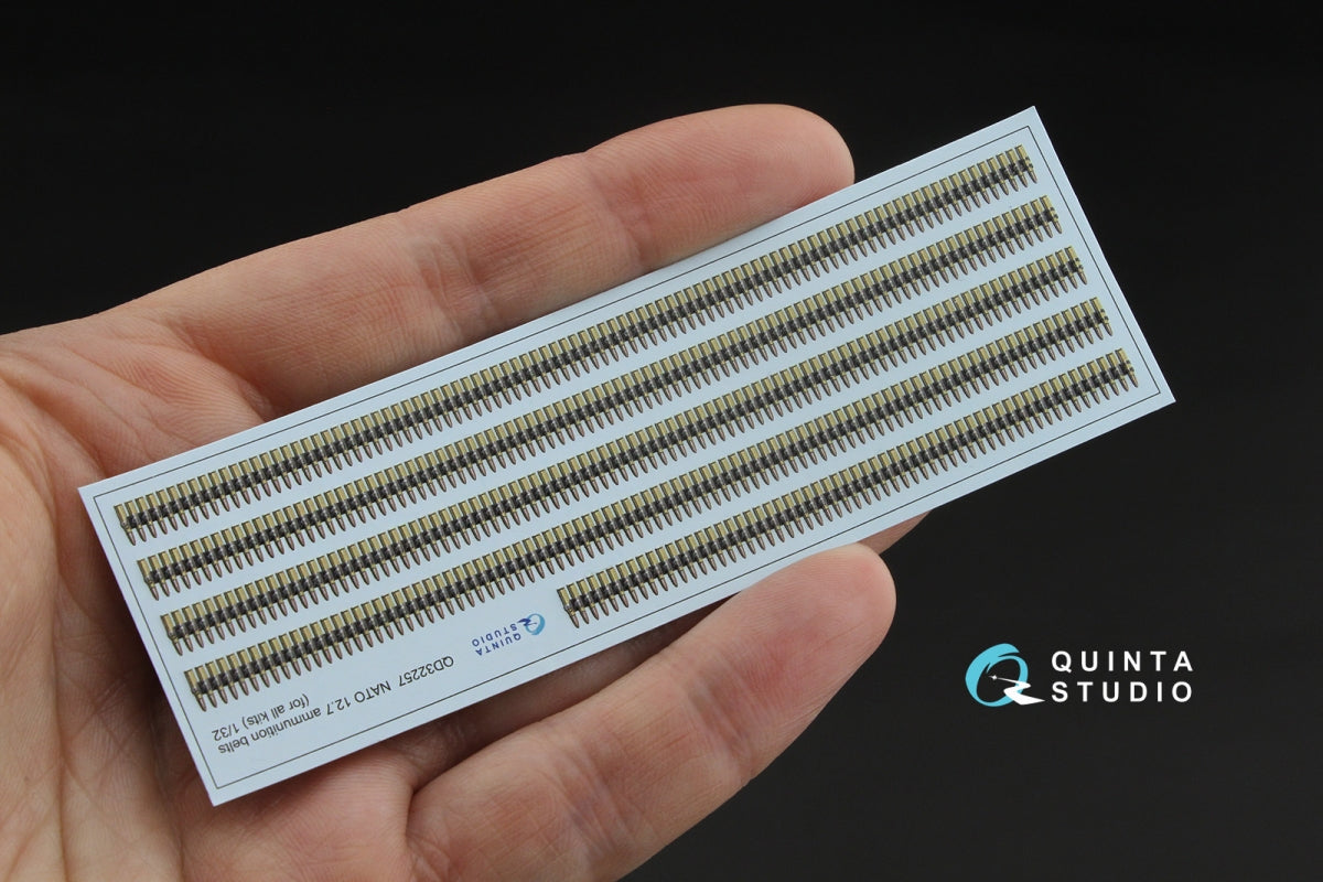 Quinta Studio QD32257 NATO 12.7 ammunition belts (All kits) 1/32 – imagen 5