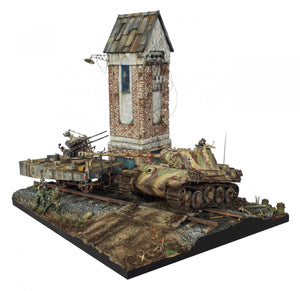 RT-Diorama 35027 Diorama-Base: Railroad Crossing 1/35 – immagine 6