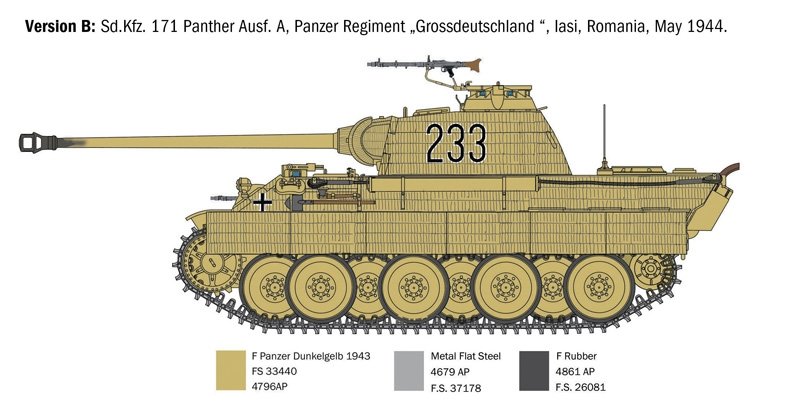 Italeri 0270 SD.KFZ. 171 PANTHÈRE AUSF. Un 1/35 – image 6