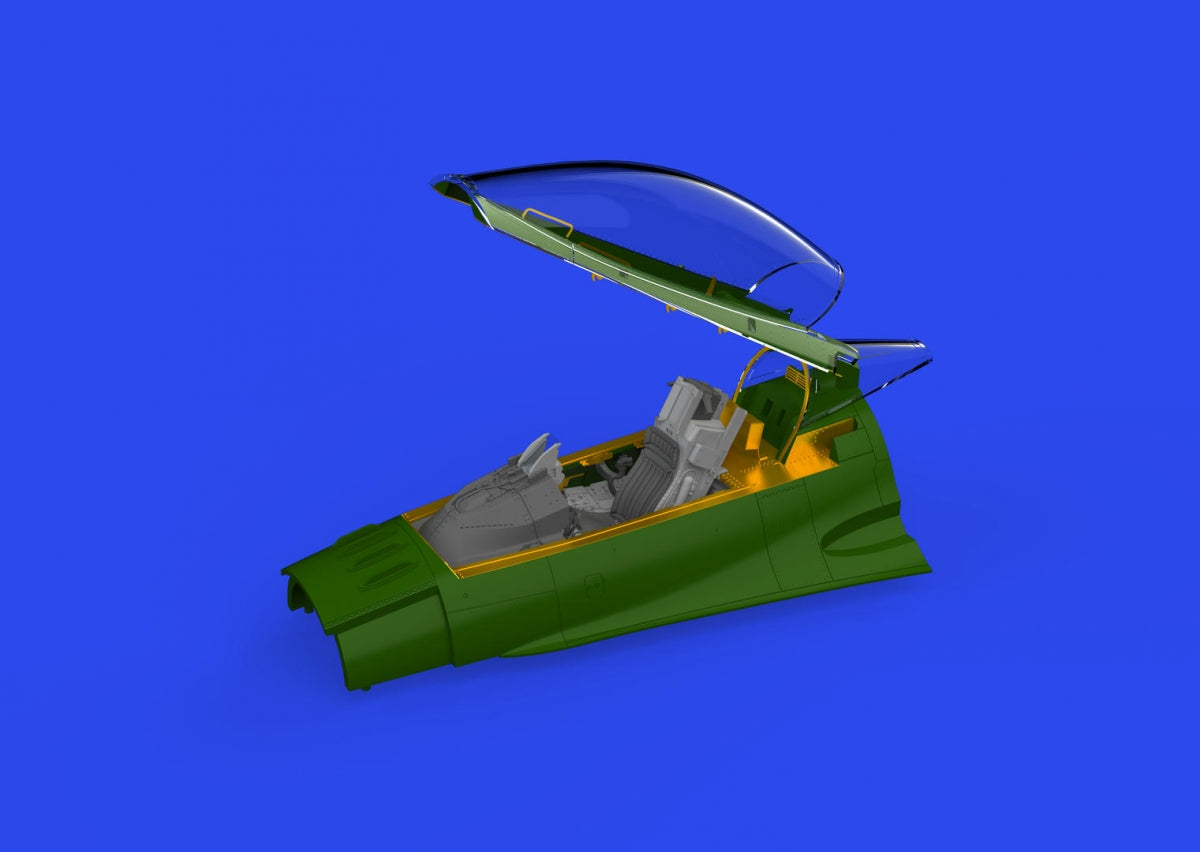 Maquette Eduard 648973 F-16C Block 52 de 1997 (cockpit) - Modèle imprimé Kinetic au 1/48