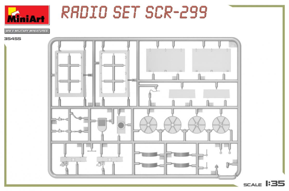 MiniArt 35455 U.S. RADIO SET SCR-299 1/35 – immagine 4