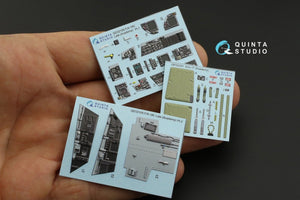 Quinta Studio QD32109 F/A-18C Late 3D-Printed &amp;amp; coloured Interior on decal paper (Academy) 1/32 – Bild 7