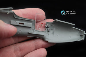 Quinta Studio QD48034 P-39Q/N 3D-Printed &amp;amp; coloured Interior on decal paper (for Hasegawa kit) 1/48 – immagine 4