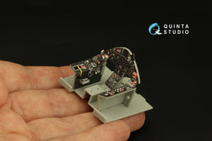 Quinta Studio QD32184 F8F-2 Bearcat 3D-Printed coloured Interior on decal paper (Trumpeter) 1/32 – immagine 12
