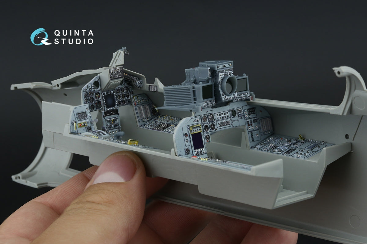 Quinta Studio QDS+32231 Tornado ECR German 3D-Printed &amp;amp; coloured Interior on decal paper (Italeri) (Small version) (with 3D-printed resin parts) 1/32 – immagine 10