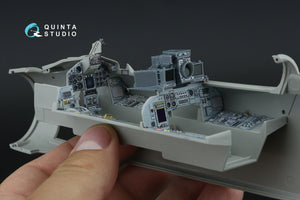 Quinta Studio QDS+32231 Tornado ECR German 3D-Printed &amp;amp; coloured Interior on decal paper (Italeri) (Small version) (with 3D-printed resin parts) 1/32 – immagine 10