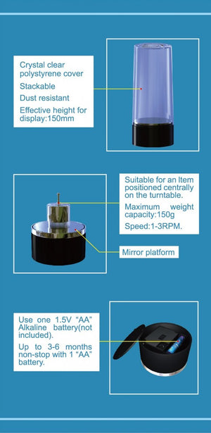 Trumpeter 09834 TURNTABLE DISPLAY 84x84x200mm – Bild 2