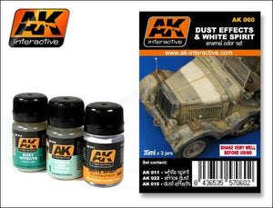 Effets de poussière et white spirit pour AK Interactive AK060