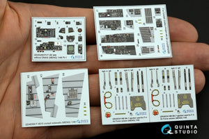 Quinta Studio QD48370 F-4E late without DMAS 3D-Printed &amp;amp; coloured Interior on decal paper (Meng) 1/48 – imagen 3