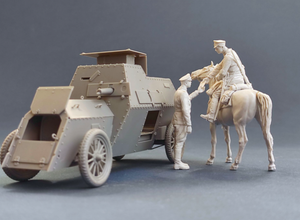 Copper State Models F35-032 Imperial Russian Automobile MG platoon Orderly officer passing an order 1/35 – immagine 3