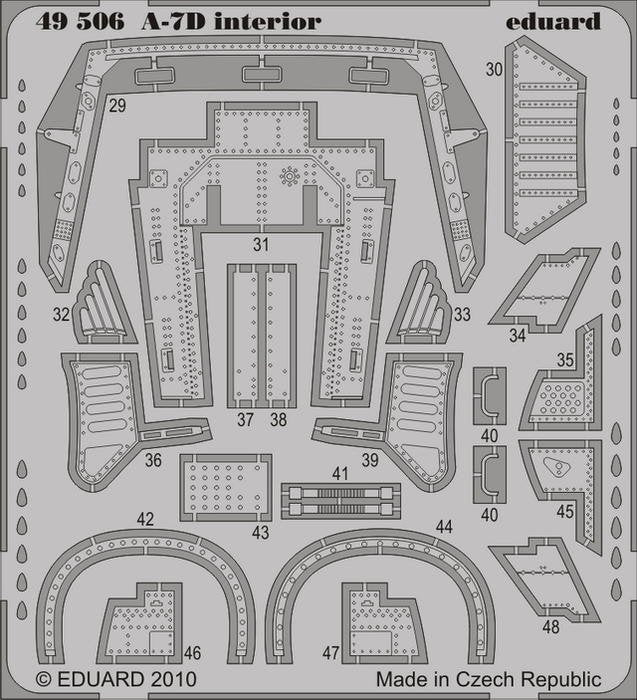 Intérieur Eduard 49506 A-7D SA 1/48 HOBBY BOSS