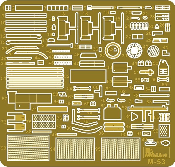 MiniArt 37029 TIRAN 4 TYPE TARDIF. KIT INTÉRIEUR (1/35) – image 6