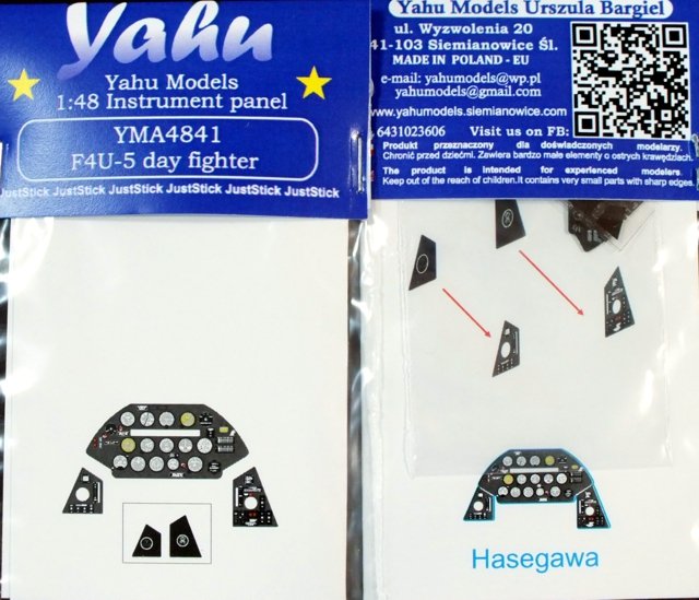 Yahu YMA4841 F4U-5 day fighter (Hasegawa) 1/48