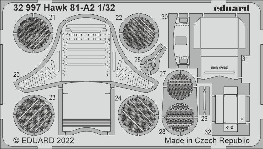 Eduard 32997 Hawk 81-A2 GWH 1/32 – immagine 3