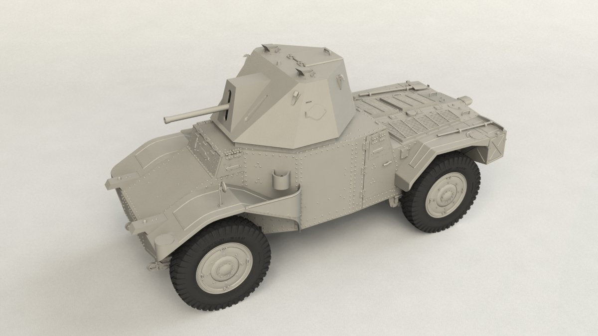 ICM 35377 Panzerspahwagen P 204 (f) with CDM turret, WWII German Armoured Vehicle 1/35 – immagine 3