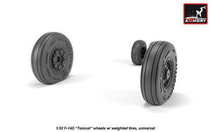 Armory Models AW32310 F-14D Tomcat late type wheels w/ weighted tires 1/32 – Bild 2