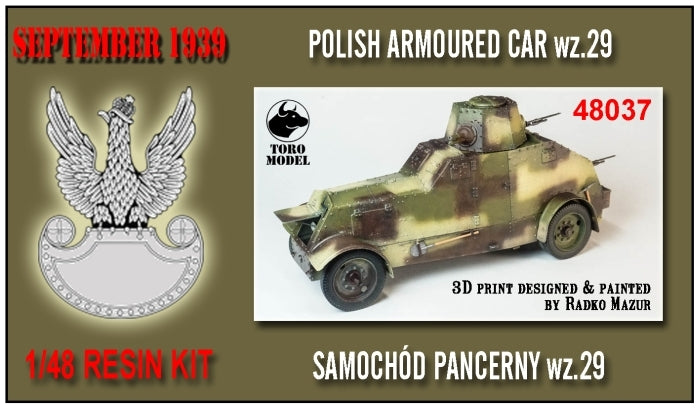 Toro 48037 Armoured Car Wz.29 (3D Print) 1/48
