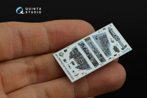 Quinta Studio QDS-48249 Su-25 3D-Printed &amp;amp; colored Interior on decal paper (Zvezda) 1/48 – immagine 7