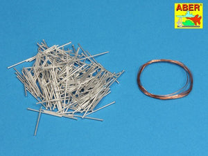 Aber 16068B Panzer IV track link pins x 200 pcs. 1/16