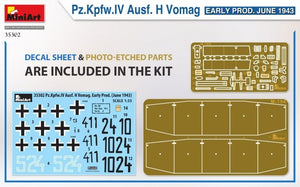 MiniArt 35302 Pz.Kpfw. IV Ausf. H Vomag 1/35 – immagine 5