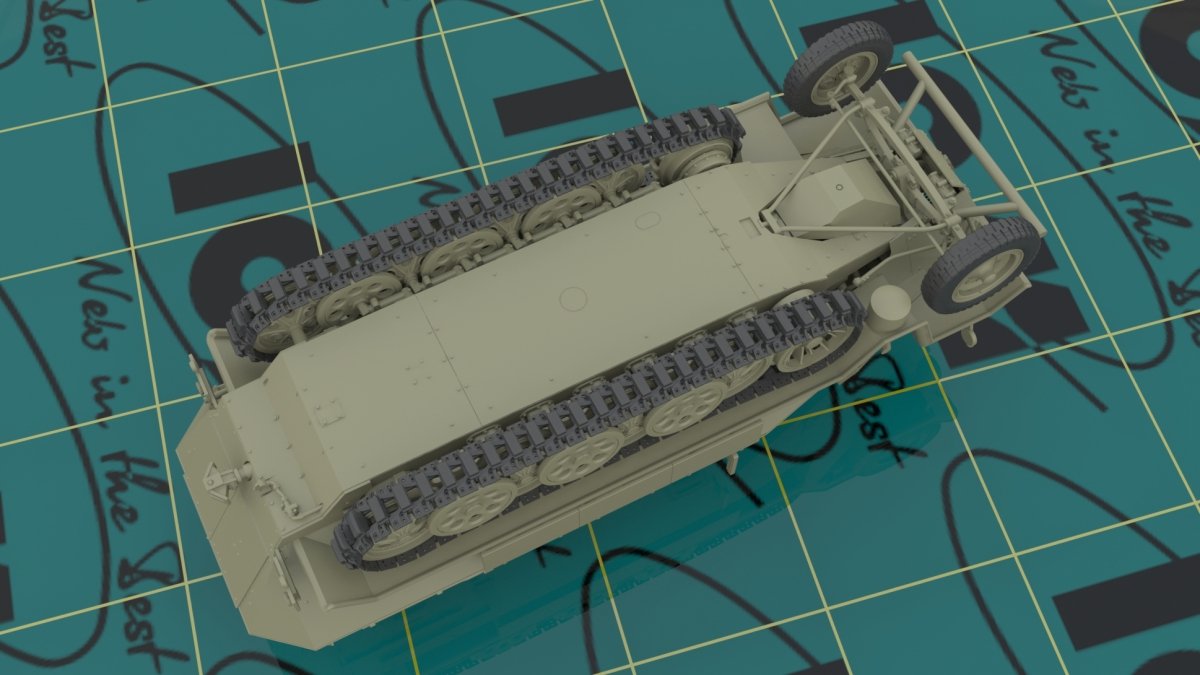 ICM 35102 Sd.Kfz.251/6 Ausf.A, Véhicule de commandement blindé allemand de la Seconde Guerre mondiale (1/35) – image 5
