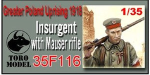 ToRo Model 35F116 Powstanie Wielkopolskie 1918 - Powstaniec z Karabinem / Greater Poland Uprising 1918 Insurgent with Mauser rifle 1/35 – Bild 2