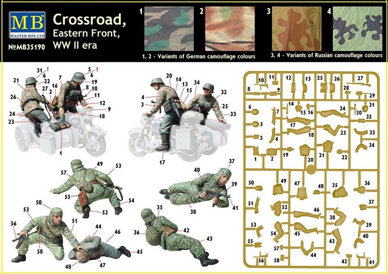 Master Box 35190 Crossroad, Eastern Front, WWII era 1/35 – Bild 3
