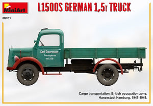 MiniArt 38051 L1500S GERMAN 1,5T TRUCK 1/35 – immagine 7