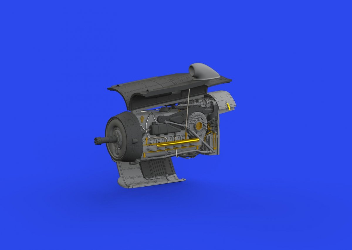 Eduard 648902 Bf 109K-4 engine EDUARD 1/48 – imagen 4