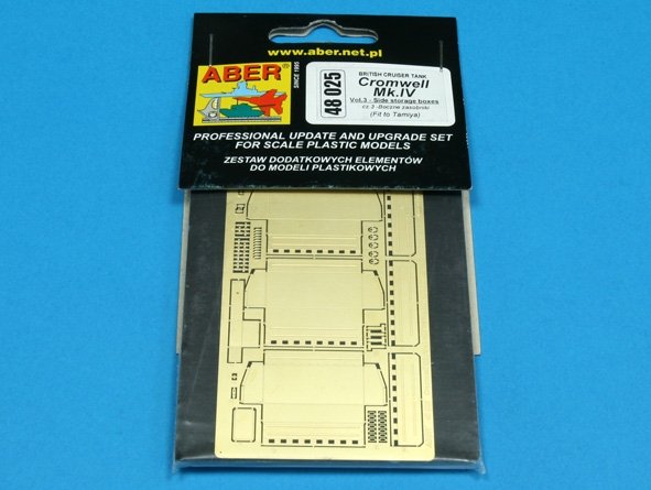 Aber 48025 Cromwell Mk.IV - partie 3 - cosses latérales (TAM) 1/48 – image 2