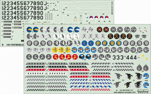 ModelMaker Decals D48164 Dutch F-16 Squadrons - generic set 1/48 – Bild 2