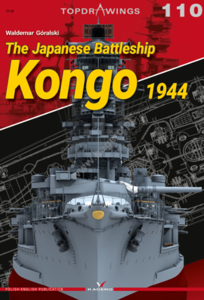 Kagero 7110 Le cuirassé japonais Kongo 1944 EN/PL 