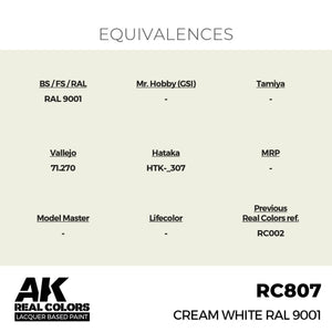 AK Interactive RC807 Cream White RAL 9001 17 ml – imagen 3