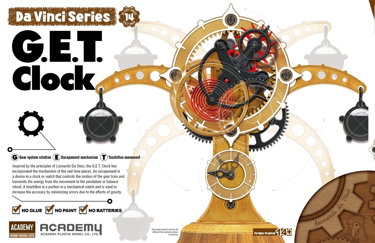 Academy 18185A Da Vinci - G.E.T. Clock – zdjęcie 3