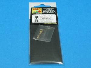 Aber 35L-092 Set of 4 barrels for german machine guns MG42 without jacket 1/35 – immagine 3
