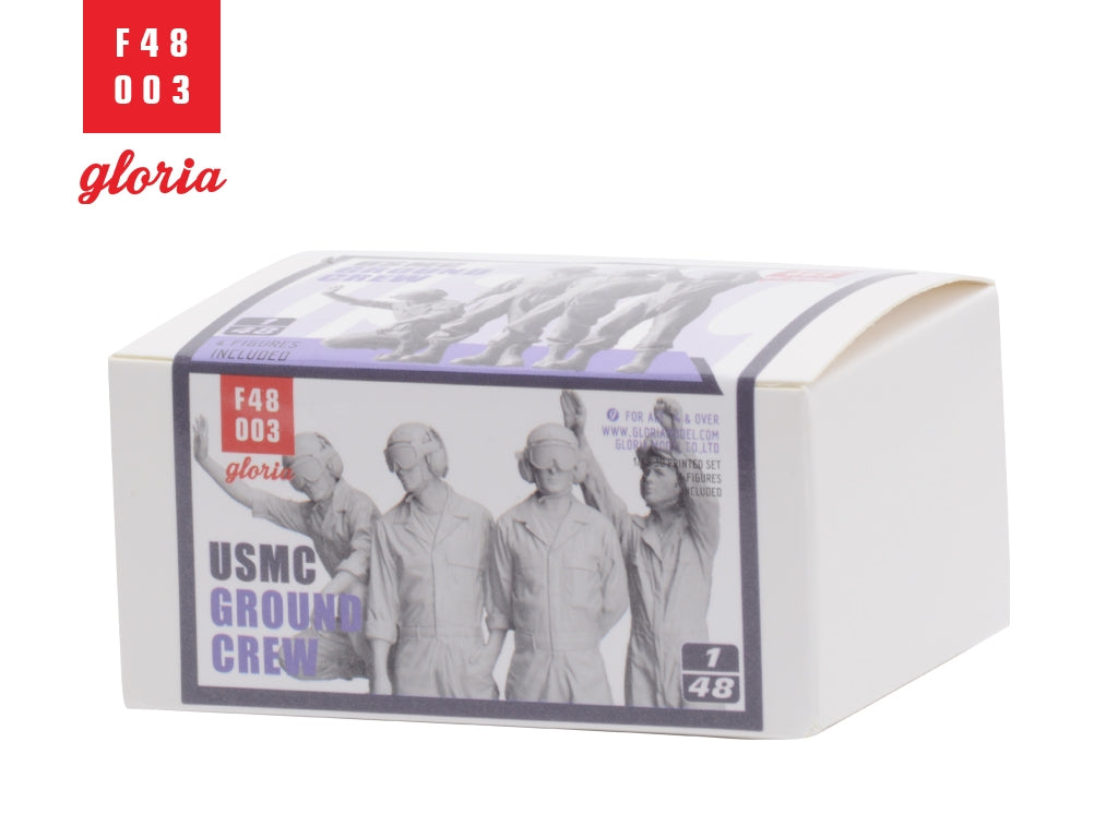 Gloria F48003 USMC Ground Crew 4 x 3D Printed figures 1/48 – Bild 5