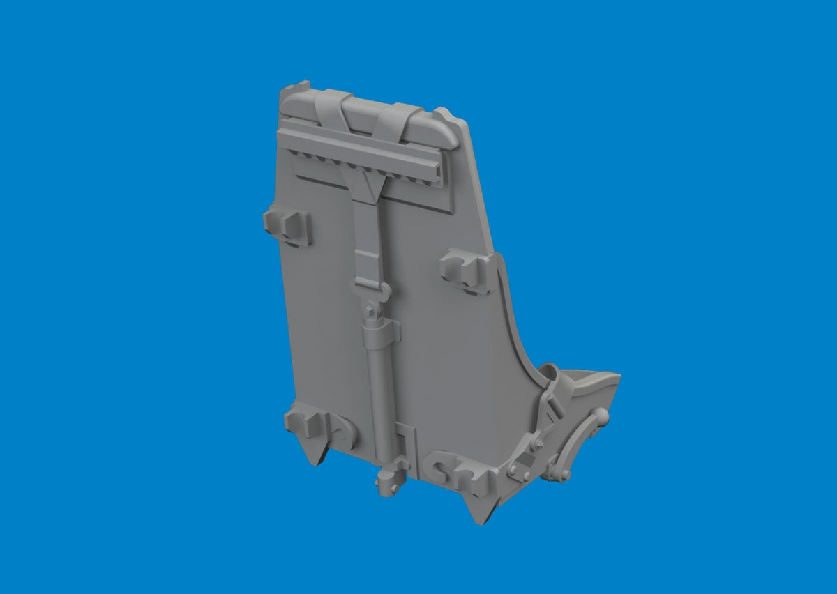 Eduard 6481040 P-51B/ C seat w/ integral belts Type 2 PRINT EDUARD 1/48 – immagine 3