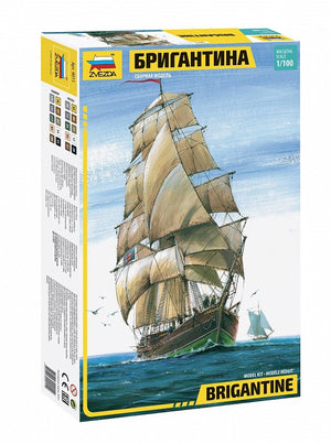 Zvezda 9011 Brigantine Voilier à deux mâts 1/100