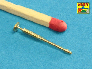 Aber 35L-235 Barrels for British WWI Tank Mk.I Male – 6 pdr. gun x 2 pcs. &amp;amp;amp;amp;amp;amp;amp;amp; 8mm Hotchkiss m.1909 x 3 pcs. 1/35 – immagine 3