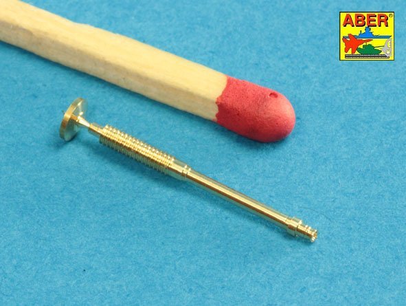 Aber 35L-235 Barrels for British WWI Tank Mk.I Male – 6 pdr. gun x 2 pcs. &amp;amp;amp;amp;amp;amp;amp;amp; 8mm Hotchkiss m.1909 x 3 pcs. 1/35 – immagine 3