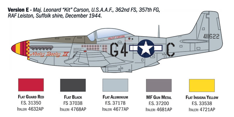 Italeri 1484 P-51D Mustang Aces 1/72 – imagen 7