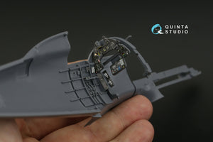 Quinta Studio QD32202 Macchi MC.202 Folgore Late Intérieur imprimé en 3D et coloré sur papier décalque (Italeri) 1/32  – image 5
