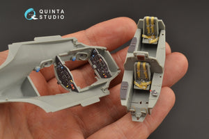 Quinta Studio QD48242 Me 163B/S 3D-Printed &amp;amp; coloured Interior on decal paper (Dragon) 1/48 – imagen 8