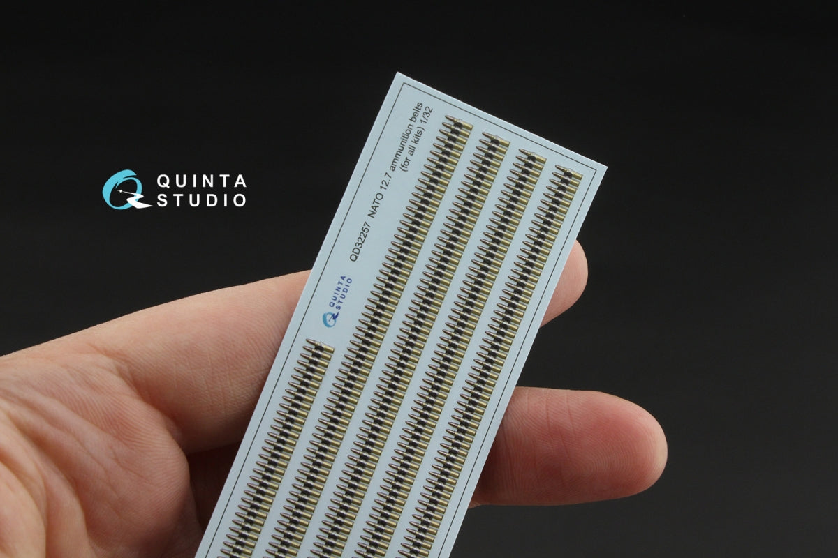 Quinta Studio QD32257 NATO 12.7 ammunition belts (All kits) 1/32 – imagen 2