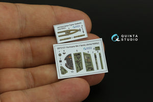 Quinta Studio QD72121 Hurricane Mk.II family 3D-Printed coloured Interior on decal paper (Arma Hobby) 1/72 – immagine 10