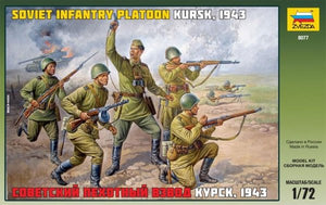 Zvezda 8077 Soviet Infantry WWII 1/72