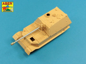 Aber 48L-35 German 88mm Pak 43/2 L/71 barrel for Sd.Kfz.184 Elefant 1/48 – zdjęcie 3