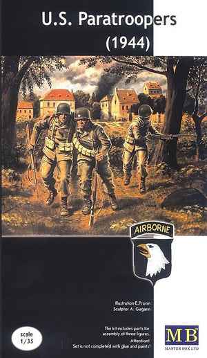 MASTER BOX 3511 US PARATROOPERS (1944) 1/35