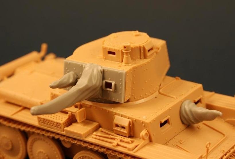 Panzer Art RE35-122 A7 Barrels with canvas cover for Panzer 38(t) 1/35 – immagine 2