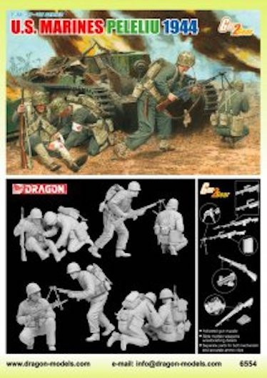 Dragon 6554 U.S. Marines - Peleliu 1944 1/35